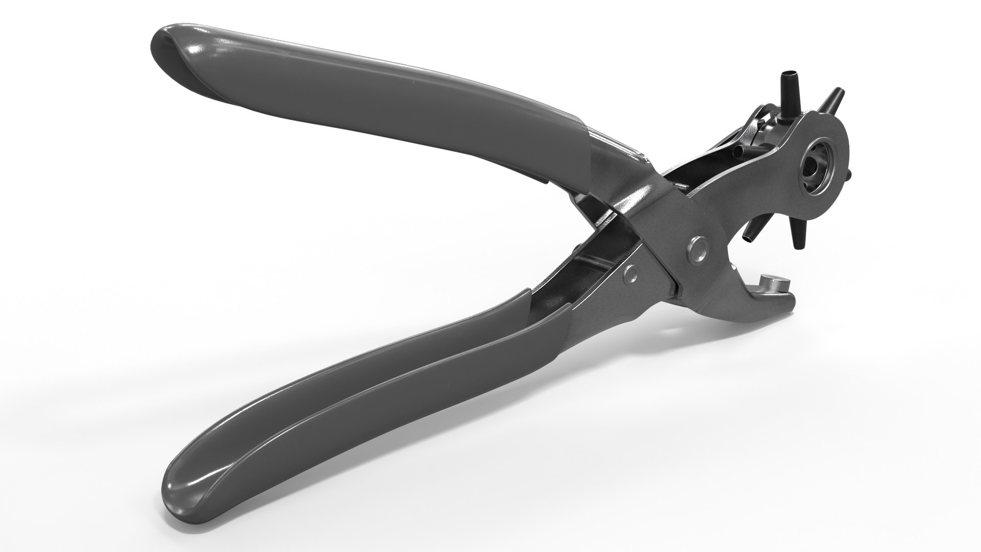 Rotary Leather Hole Punch Tool 3D model preview