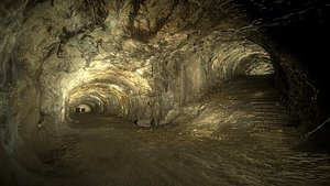 Old Underground Mine Excavation - Intersection 3D model