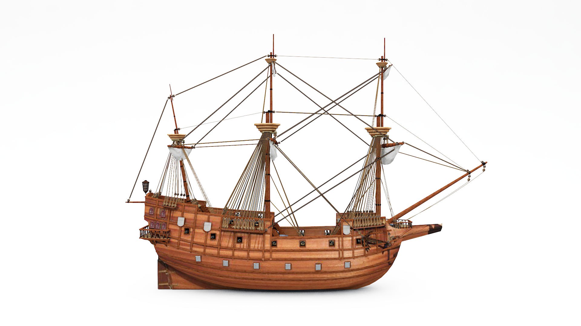 3D Pirate Ship Detailed - TurboSquid 2212872