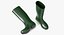 Tall Rain Boots Green