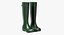 Tall Rain Boots Green