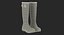 3D tall rain boots green