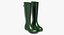 Tall Rain Boots Green