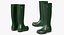 Tall Rain Boots Green