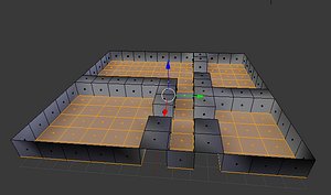 3d basic floor house model