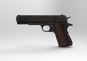 colt pistol 3d model