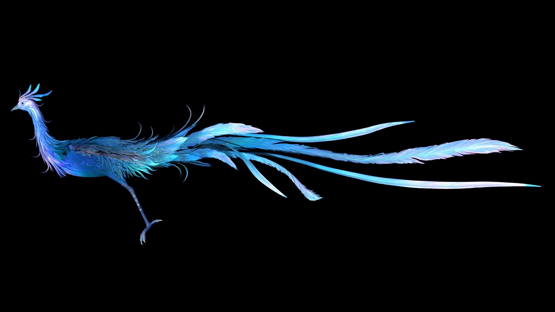 3D Ice Phoenix Blue Phoenix Snow Model - TurboSquid 2398867