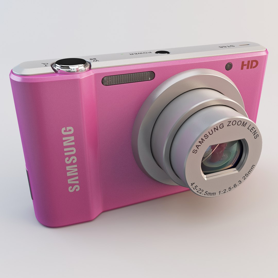 Obj Samsung St68 Pink Camera