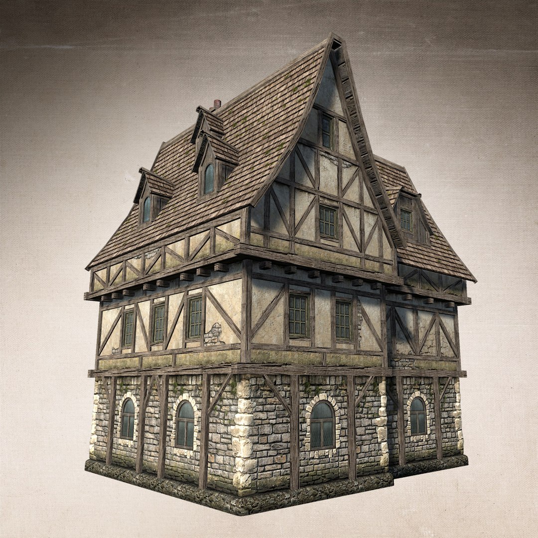 3ds Fantasy Medieval House