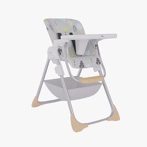 3D model Joie Mimzy Snacker 2in1 High Chair for Babies