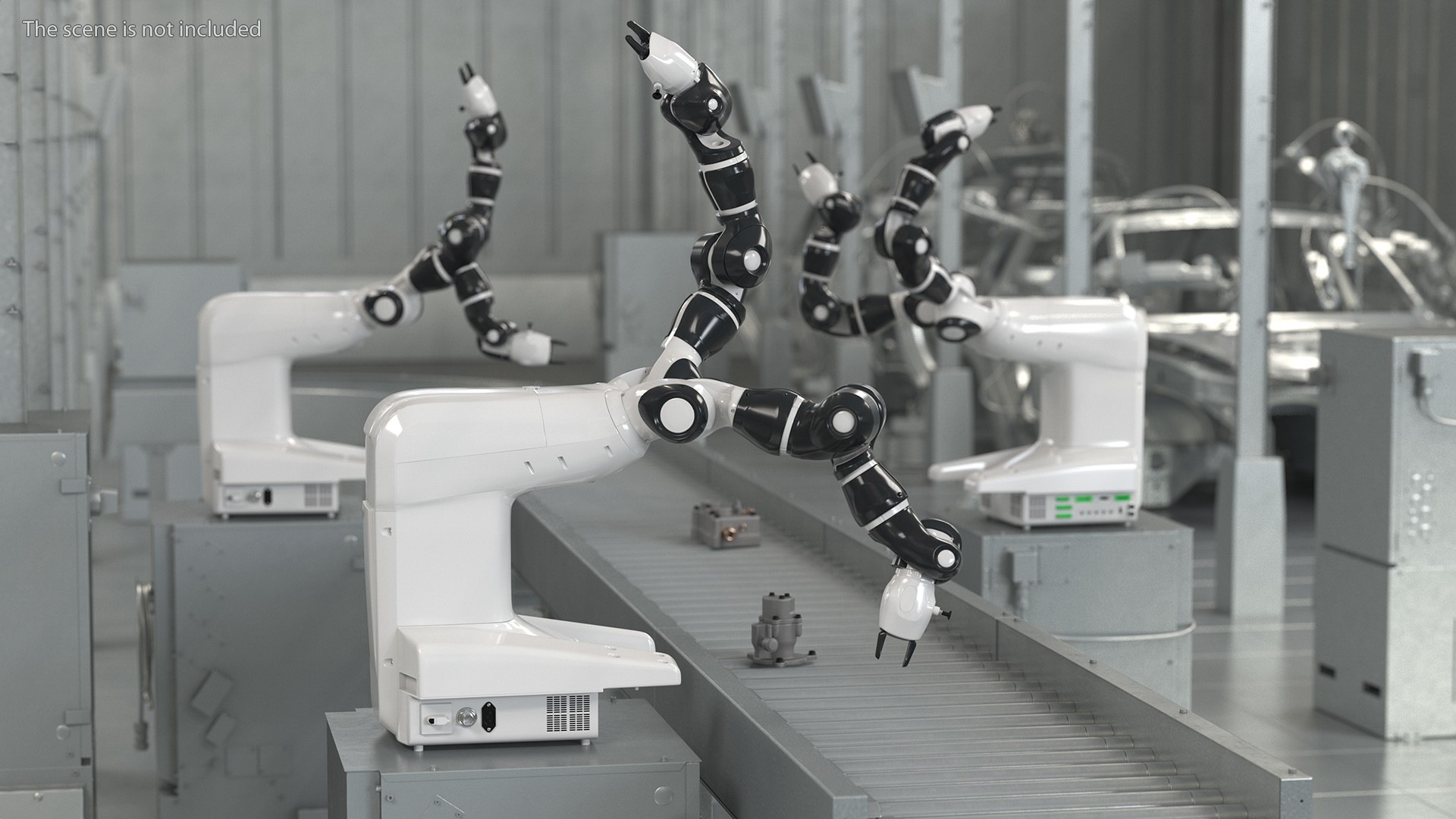 3D Dual Arm Collaborative Robot Rigged for Modo - TurboSquid 1727489