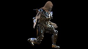3D medieval soldier