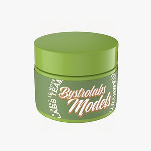 Hand Cream Cosmetic Jar - Realistic Beauty Product Packaging Mockup