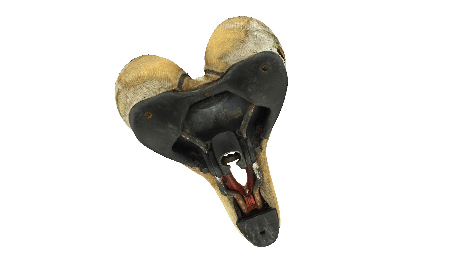 Old and Torn Bike Seat Raw Scanned 3D model TurboSquid 1783348