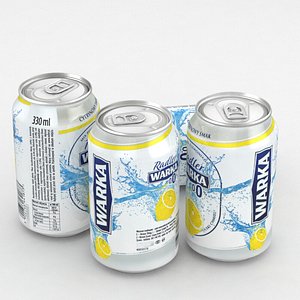 3D beercan beverage model