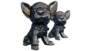 3D Dog figurine