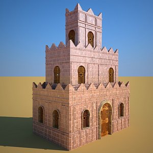 3d model kasbah