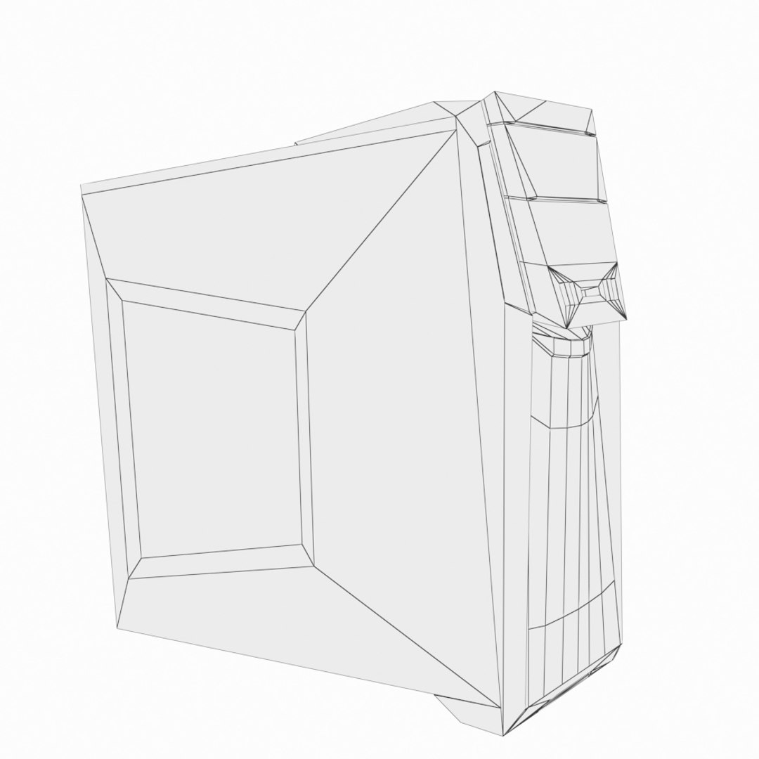 Pc tower case 3D - TurboSquid 1233791