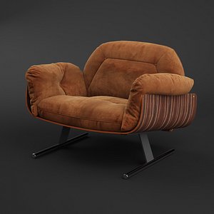 presidencial lounge armchair 3D model