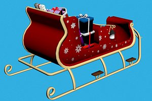 Christmas sled