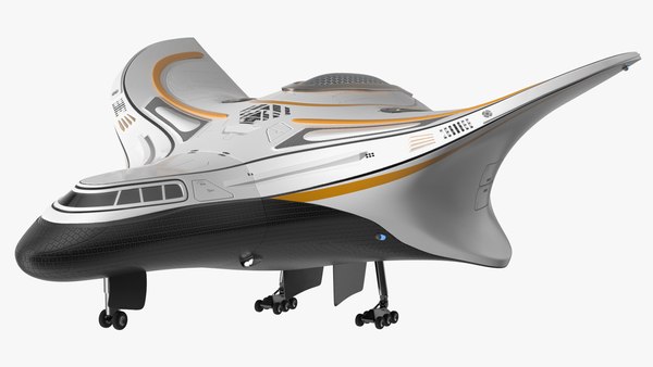 modelo 3d Concepto de nave espacial futurista - TurboSquid 2268147
