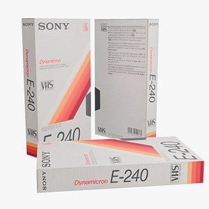 VHS Sony Dynamicron E-240 VHS