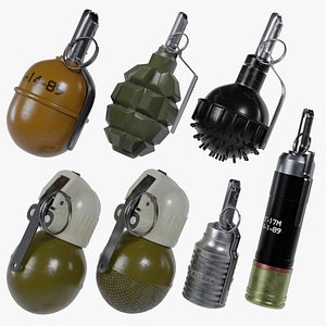 7 Soviet Grenades Pack