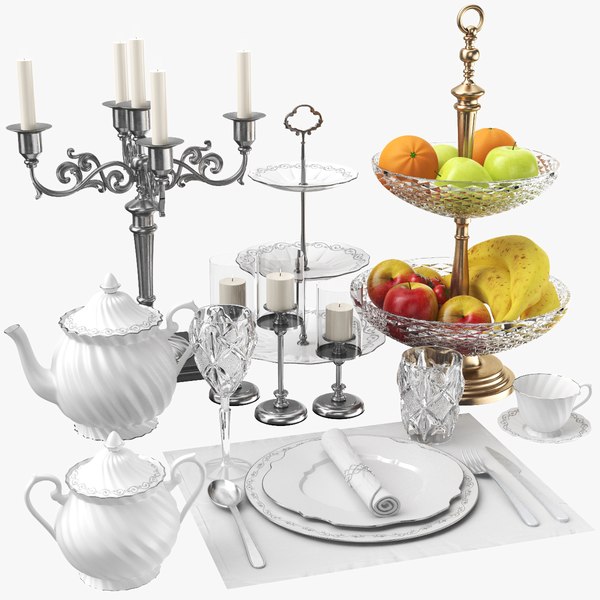 3D model Large Tableware Collection