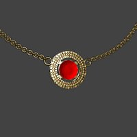 Ruby Daimond Necklace