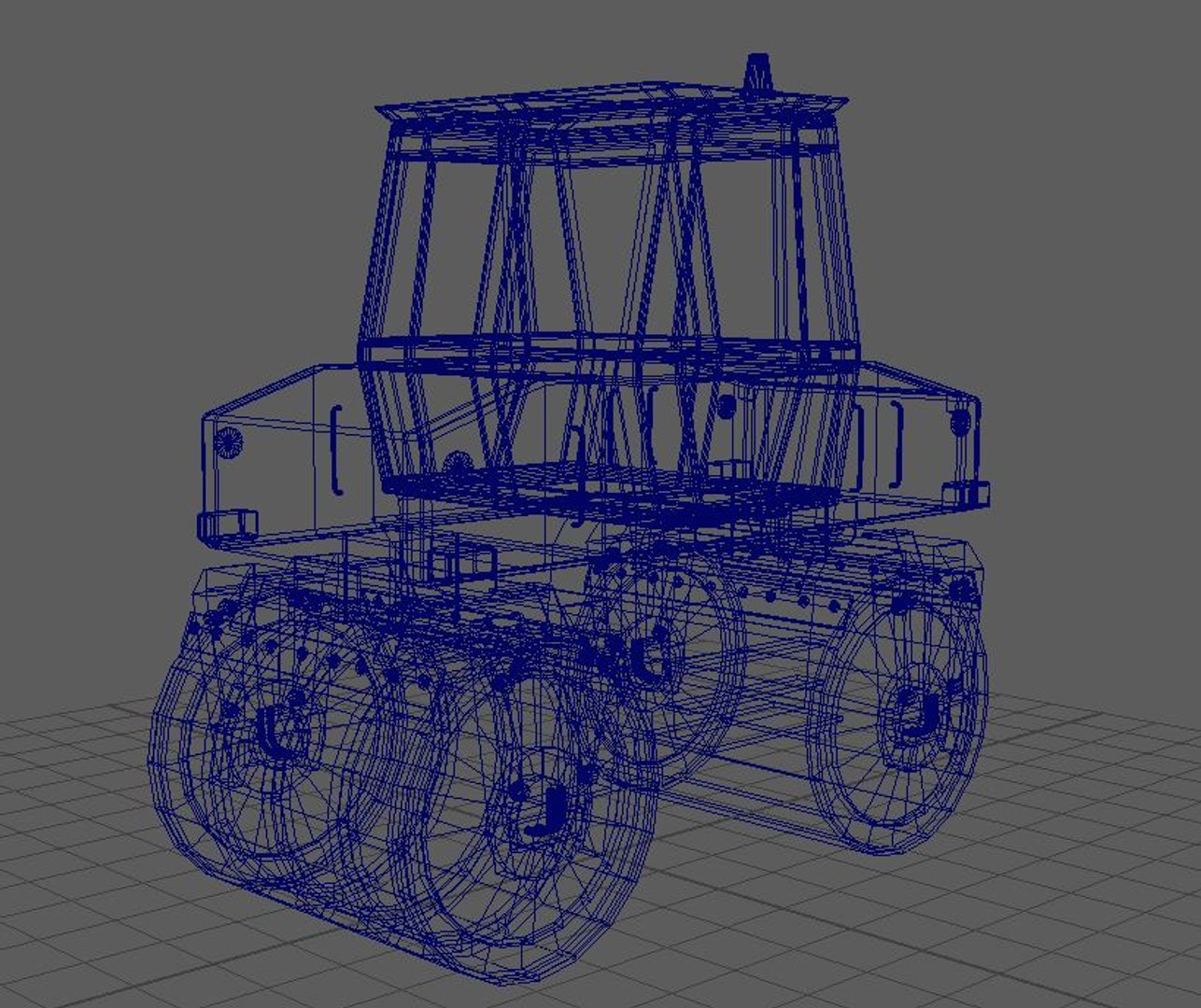 3D Asphalt Rolling Machine - TurboSquid 1221394