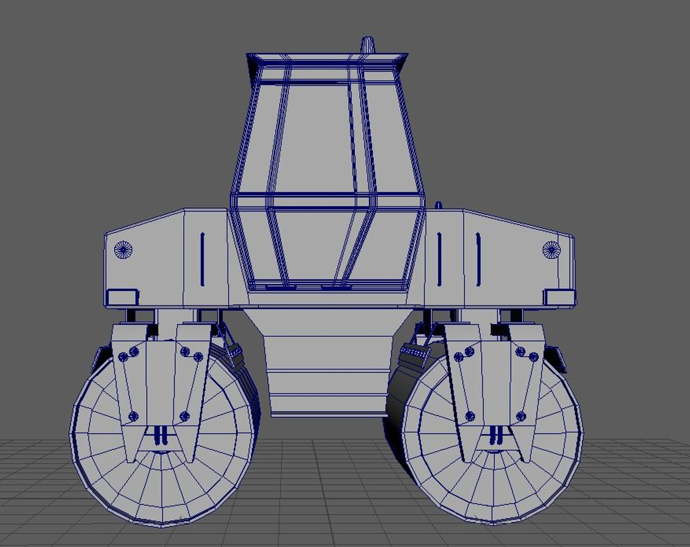 3D Asphalt Rolling Machine - TurboSquid 1221394