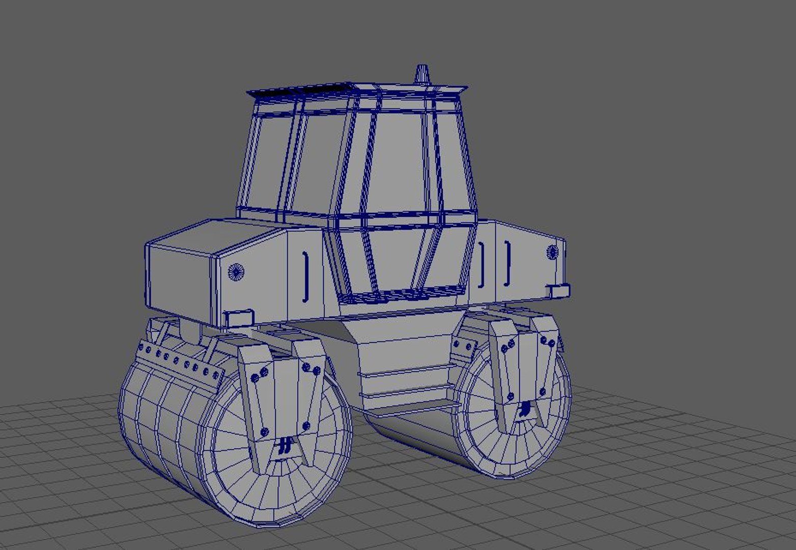 3D Asphalt Rolling Machine - TurboSquid 1221394