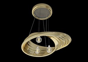 3D mobius strip lamp interior