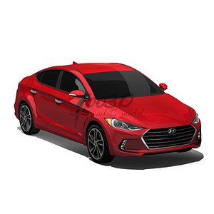 elantra 2017 c4d