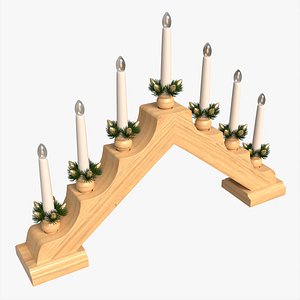 Advent 7-light Candlestick Arc 02 model