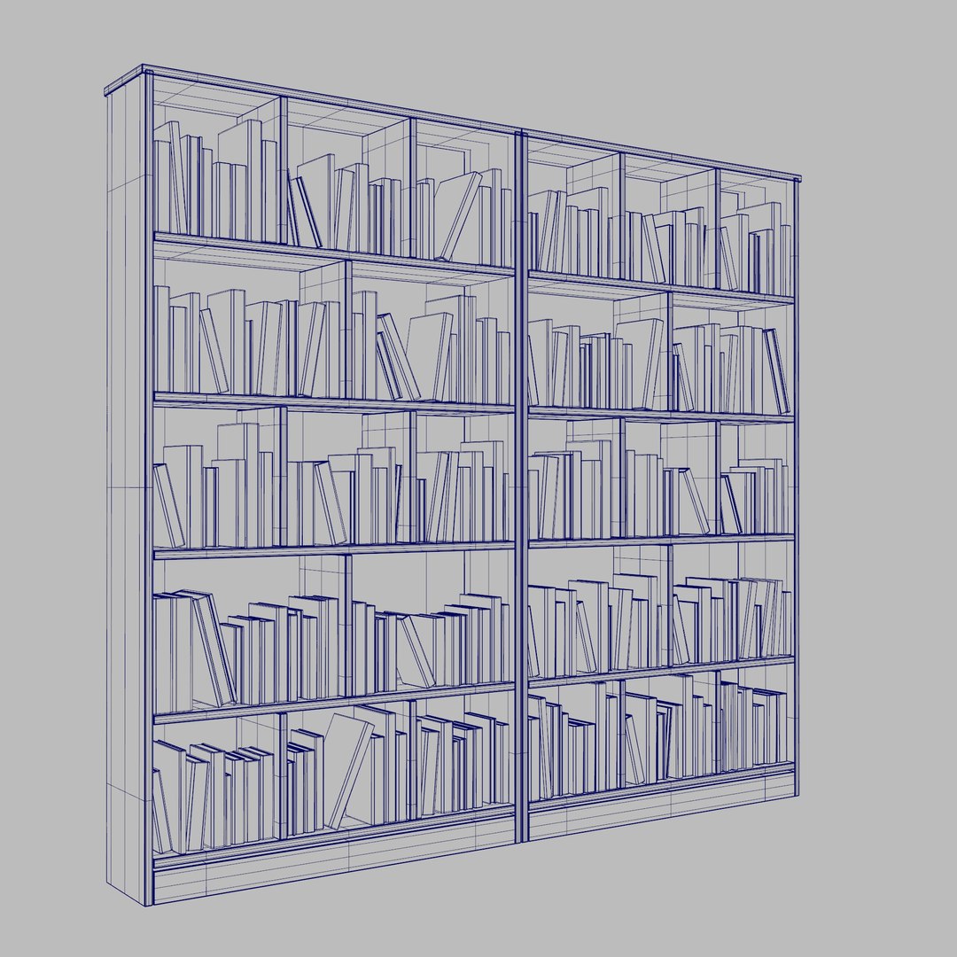Book Shelf Model - TurboSquid 2245544