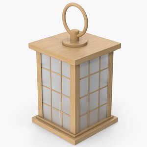 Wooden Lantern 3D model
