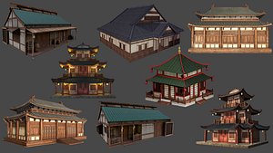 3D Japanese Traditional Architecture Pack