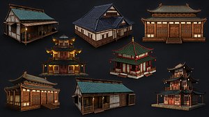 3D Japanese Traditional Architecture Pack