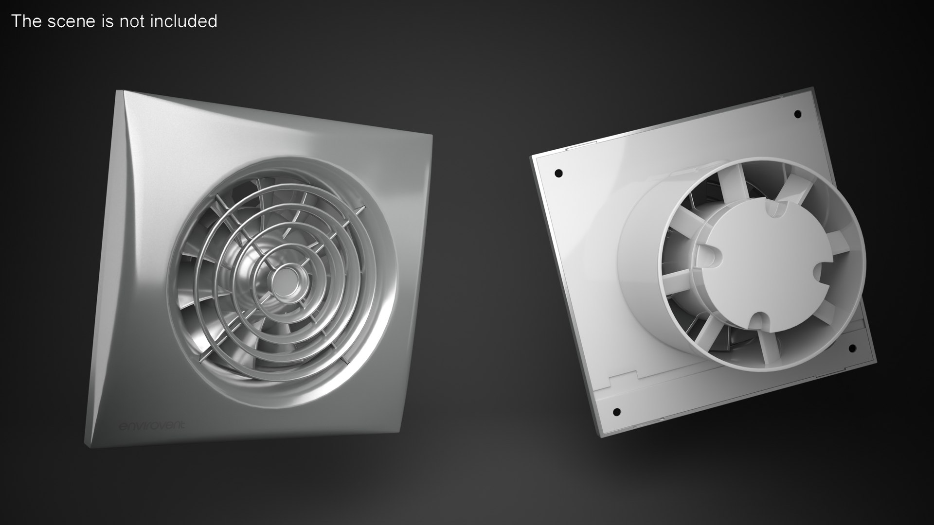 Ultra Quiet Extractor Fan EnviroVent 3D Model TurboSquid 1980757