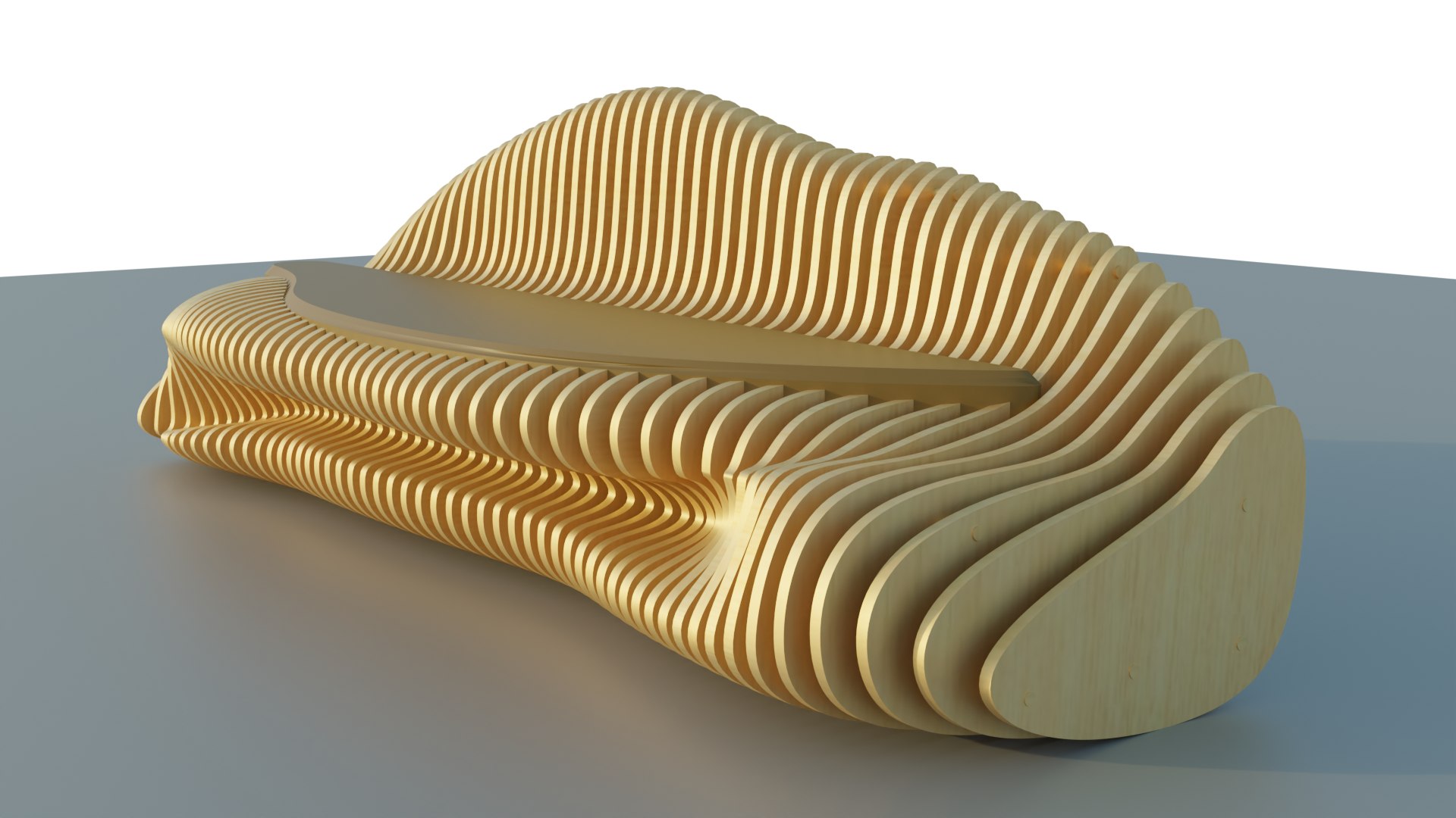 Parametric Bench 01 3D - TurboSquid 1818891