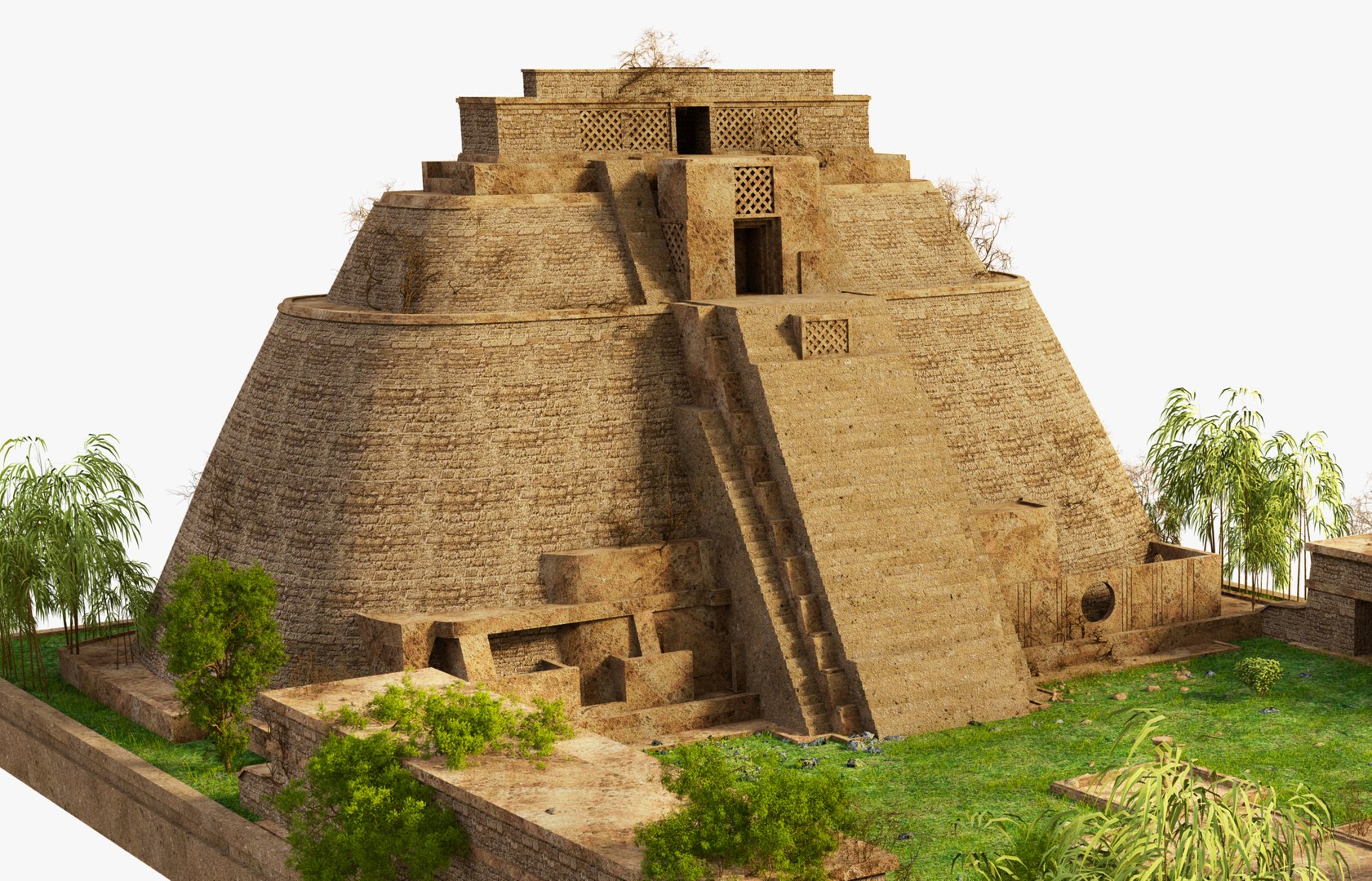 3D Uxmal Pyramid Environment https://p.turbosquid.com/ts-thumb/Mk/GmXQL0/4x/uxmal3/jpg/1744918936/1920x1080/fit_q87/b16d89e372a645c567139a6f40c2b8d7ae5d0afa/uxmal3.jpg