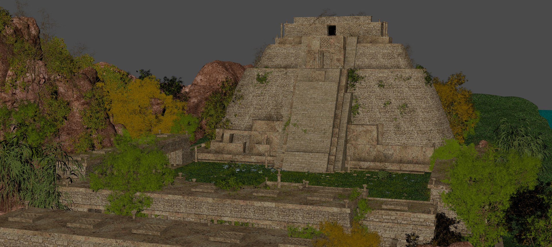 3D Uxmal Pyramid Environment https://p.turbosquid.com/ts-thumb/Mk/GmXQL0/XV/uxmalland11/jpg/1744921419/1920x1080/fit_q87/ed7620f5959663a88747f4a7819dc0a74b08e3e1/uxmalland11.jpg