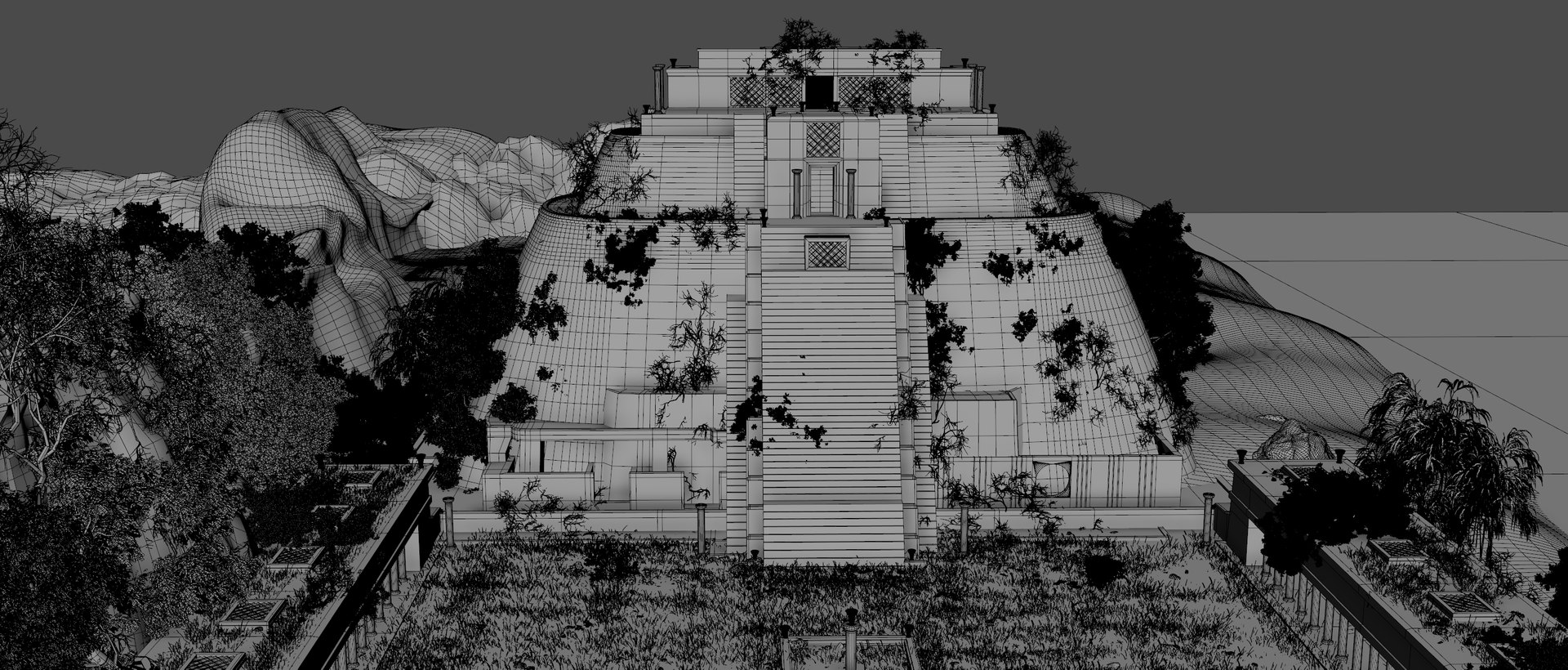 3D Uxmal Pyramid Environment https://p.turbosquid.com/ts-thumb/Mk/GmXQL0/Y1/uxmalland17/jpg/1744921423/1920x1080/fit_q87/45ce7b36bb699fbcd71b44701000be346b25bb79/uxmalland17.jpg