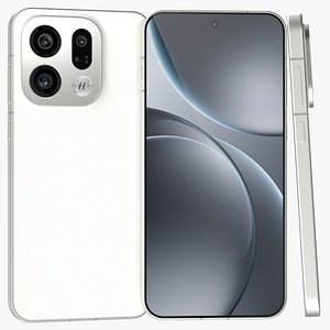 OPPO Find X9 Frosty White 3D