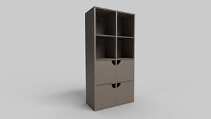 3D Bookcase N4