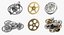 Clock Mechanisms Collection 6 3D model