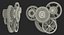 Clock Mechanisms Collection 6 3D model
