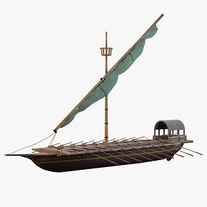 3D Historic Ottoman Galley Kadirga