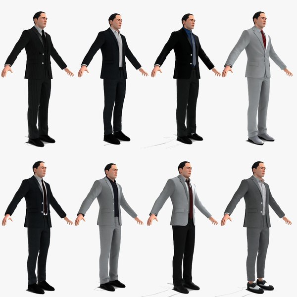 Businessman Blender Models for Download | TurboSquid